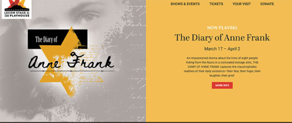 Erie Playhouse presents The Diary of Anne Frank