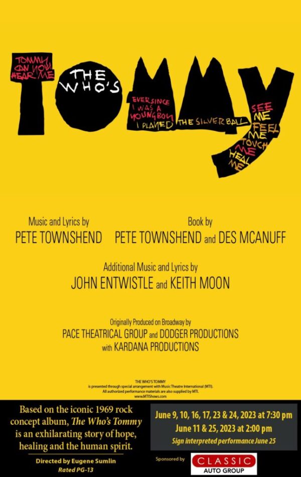 The Who’s Tommy Takes Center Stage: Willoughby Fine Arts Association’s Opening Night